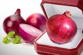 organic red onion