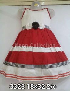 Cotton Girls Frocks (18X32 CM)