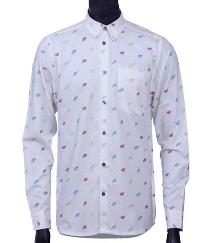 printed cotton mens shirt