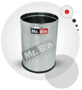 SS Plain Round Dustbin