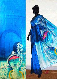 Hand Painted Sarees