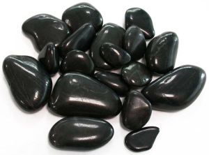 Black Polished Pebbles