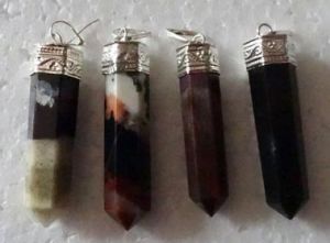 Fancy Mix Stone Pencil Pendants