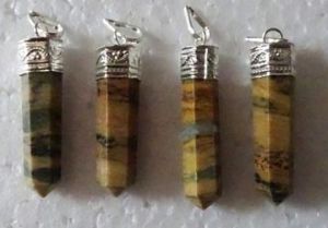 Yellow Fancy Pencil Pendants