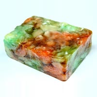 Peppermint Cucumber Rock Soap