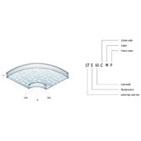 Horizontal Elbow Perforated Cable Tray