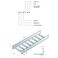 Straight Section Ladder Cable Tray