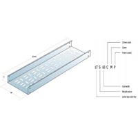 Straight Section Perforated Cable Tray