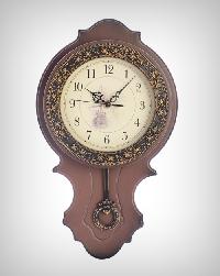 Coffee Color Designer Antique Pendulum Wall Clocks