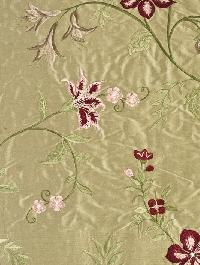 embroidered silk fabric