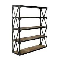 Iron Wood Bookshelf