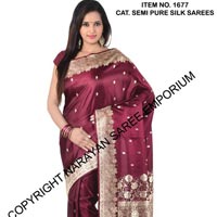 Semi Pure Silk Sarees