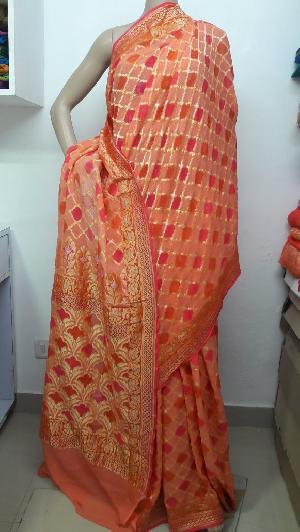 Banarasi chiffon silk Saree