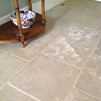 lime stone flooring