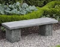 Stone Garden Bench