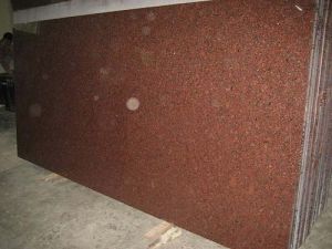 Ruby Red Granite Slab