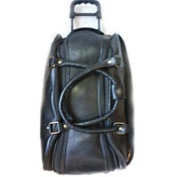 Genuine Leather Trolley Bag
