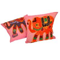 hand embroidered home furnishings