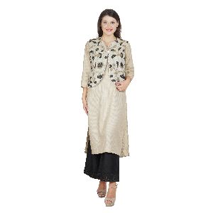 SSCJ001-CG Ladies Khadi Jackets