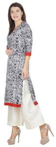 SSRA004-BW Ladies Rayon Kurtis