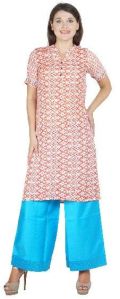 SSRA007-PP Ladies Rayon Kurtis