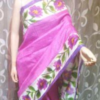 Block Printed Silk Sarees