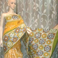 Hand Batik Printed Sarees