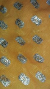 Gold Foil Print Fabric