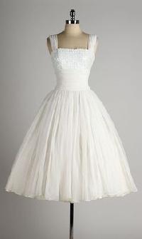 white chiffon dress