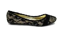 womens lace fabric flat shoes
