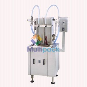 Semi Automatic Two Head Liquid Filling Machine