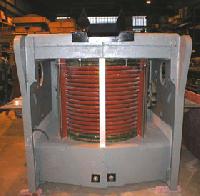 Induction furnace coil