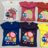 Baby Snail Style Round Neck T-Shirts