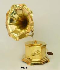 Brass Decorative gramophone