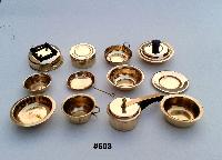 Brass Miniature Kitchen set