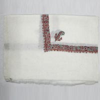 Arabian square embroidered scarf