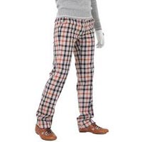 Mens Checkered Trouser