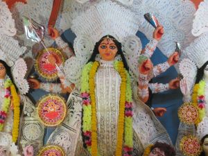 Fiberglass Durga Idol