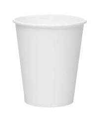 white plain paper cup