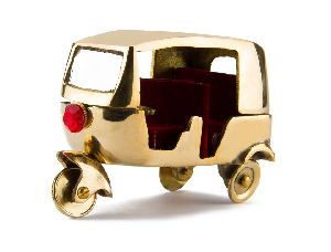 Antique Brass Auto Rickshaw