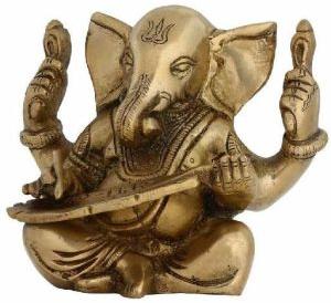 Brass Lord Ganesha Statue