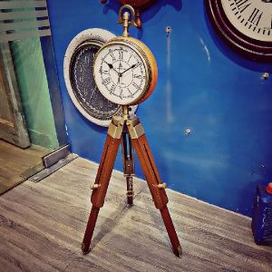 Brass Tripod Clock