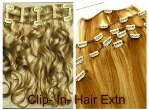 clip-in hair extensions