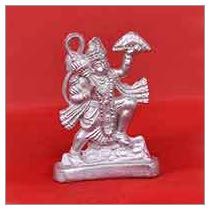 Parad Hanuman Statue on Plate