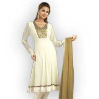 Ladies Salwar Suit (Cream)
