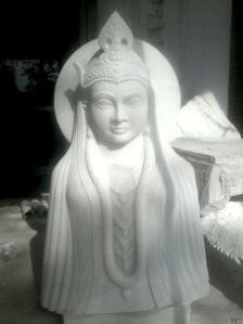 Marble Mata Mansa Devi Statue