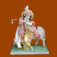 Marble Krishna Statue