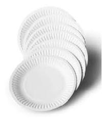 plastic paper plates