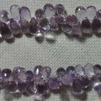 Pink Amethyst Gemstone Beads