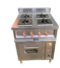 4 Burner Continental cooking range with oven